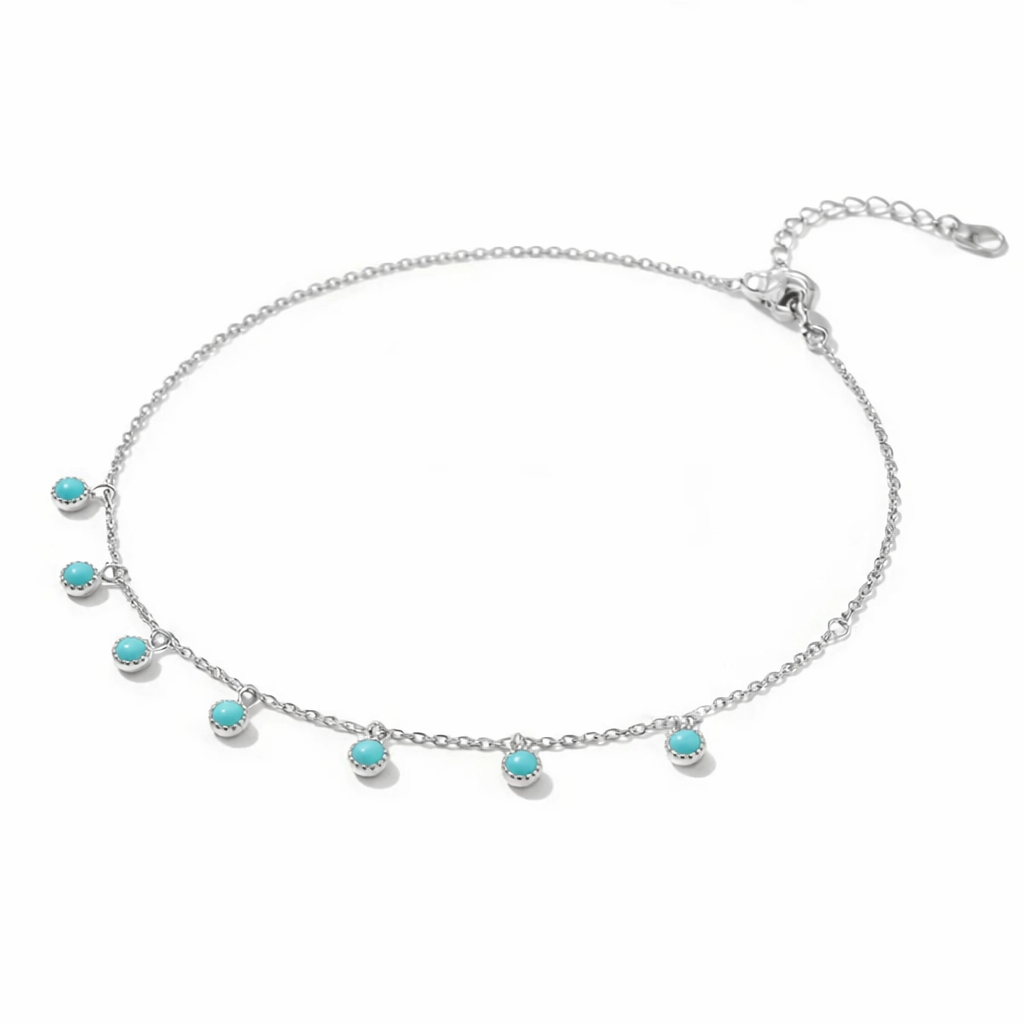 S925 Turquoise Bohemian Necklace