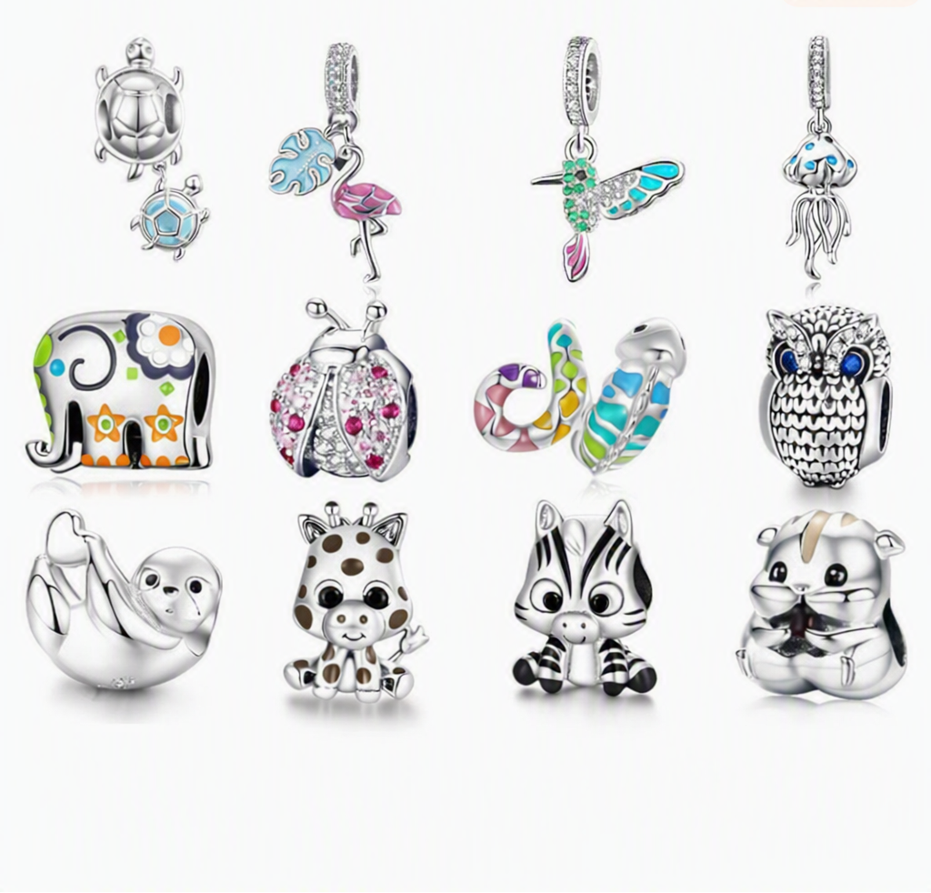 S925 Wildlife Charms