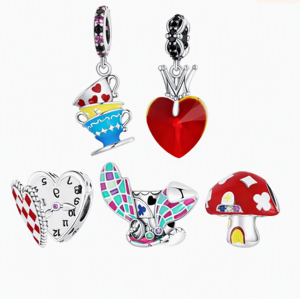 S925 Magical Tea Party Charms