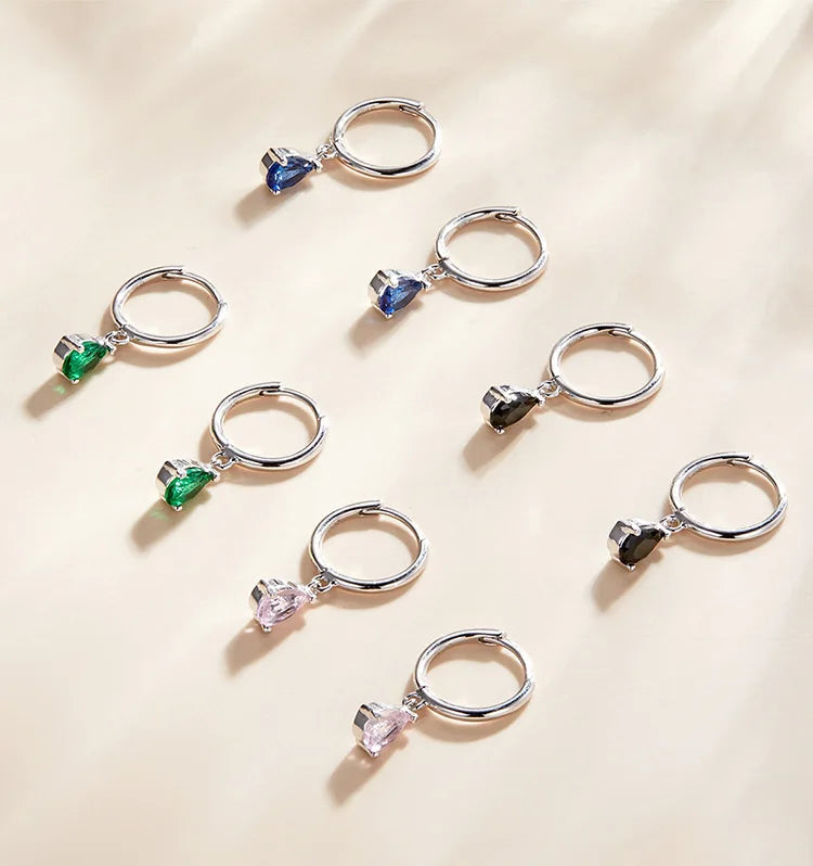 S925 Water Drop Earrings