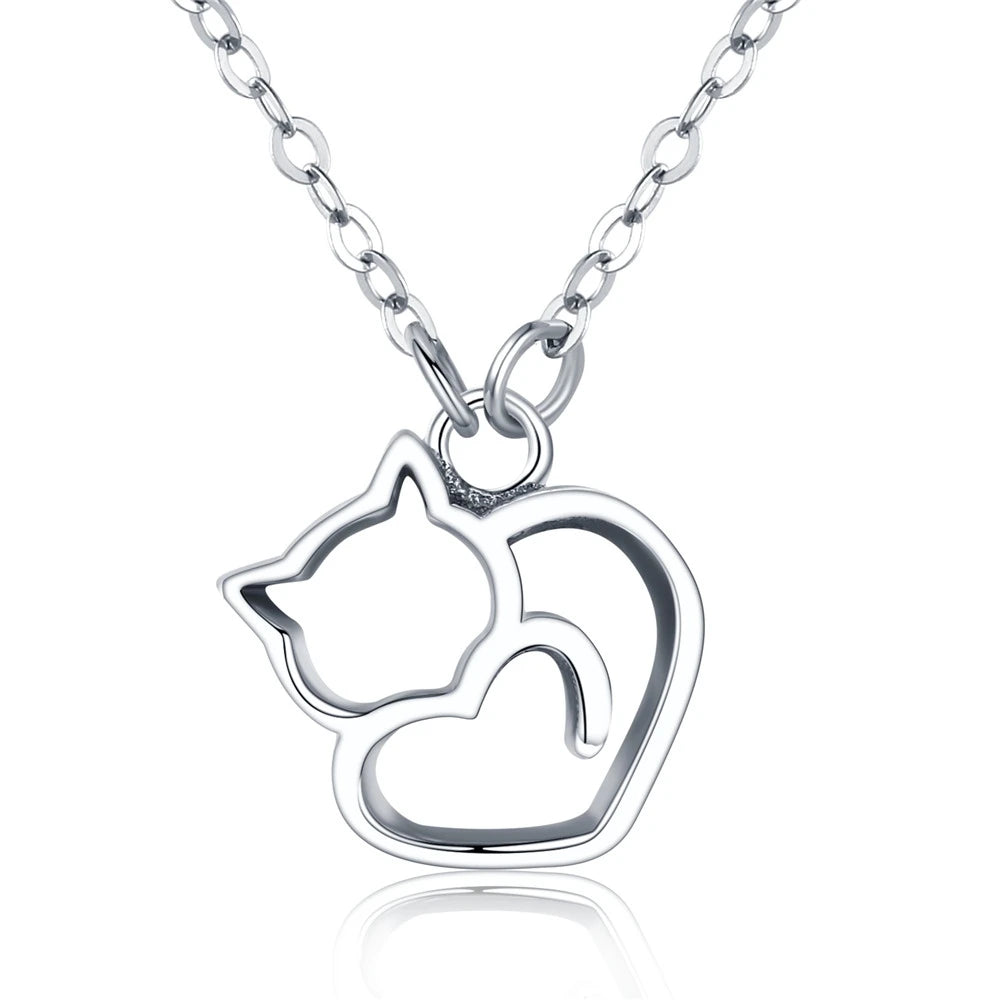 S925 "I love my Cat" Necklace