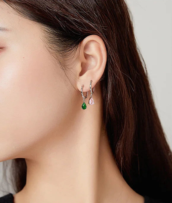 S925 Water Drop Earrings
