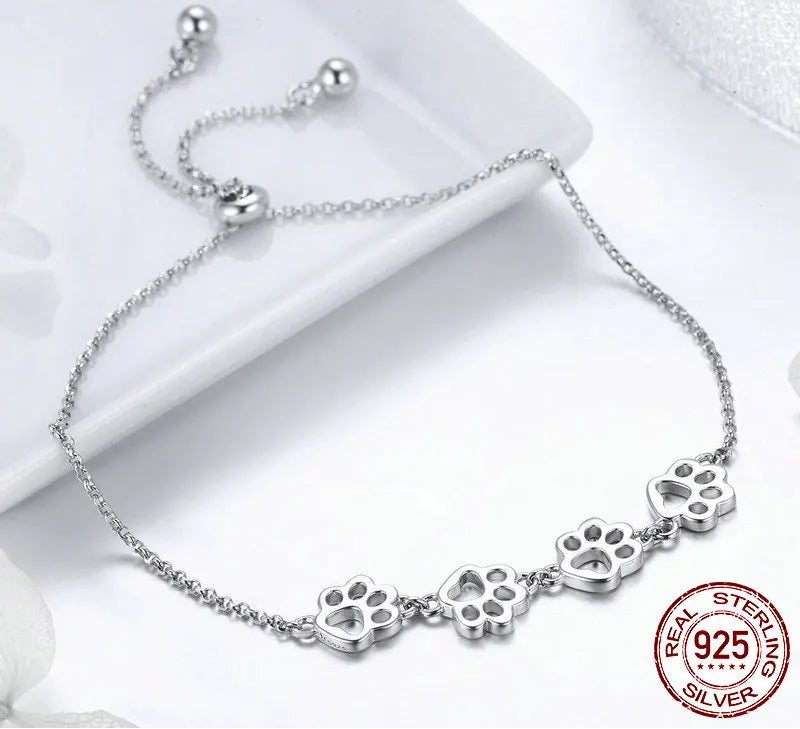 S925 Little Paws Bracelet