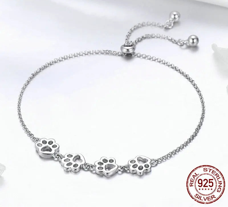 S925 Little Paws Bracelet