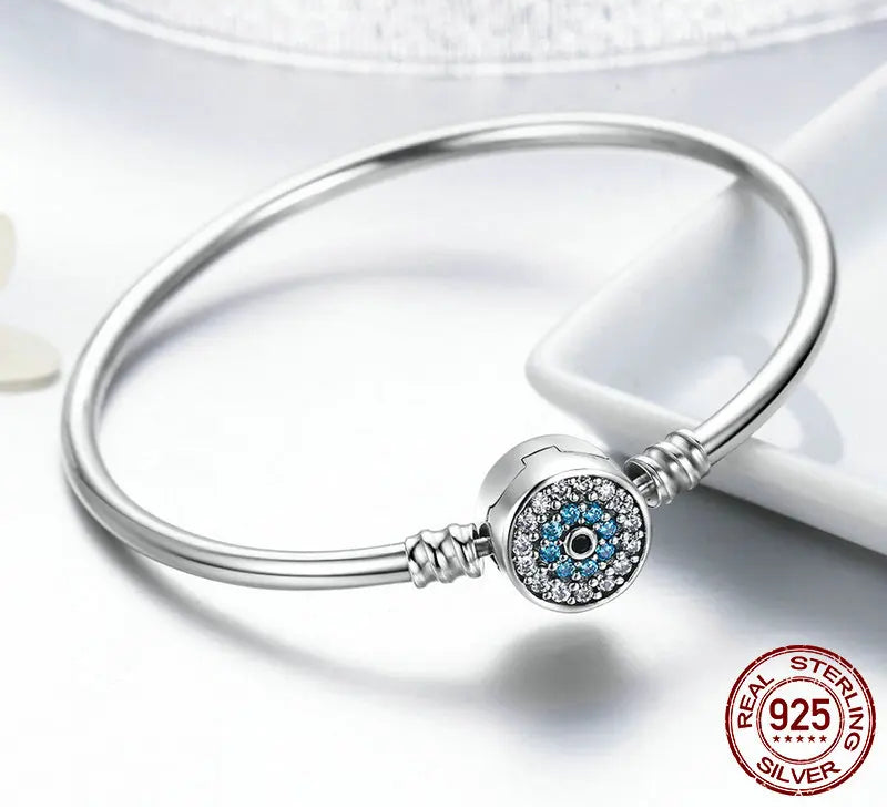 Evil Eye Charm Bangle