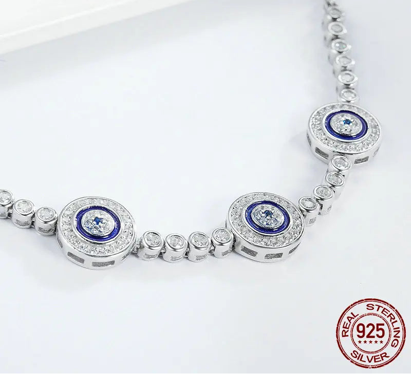S925 Evil Eye Bracelet