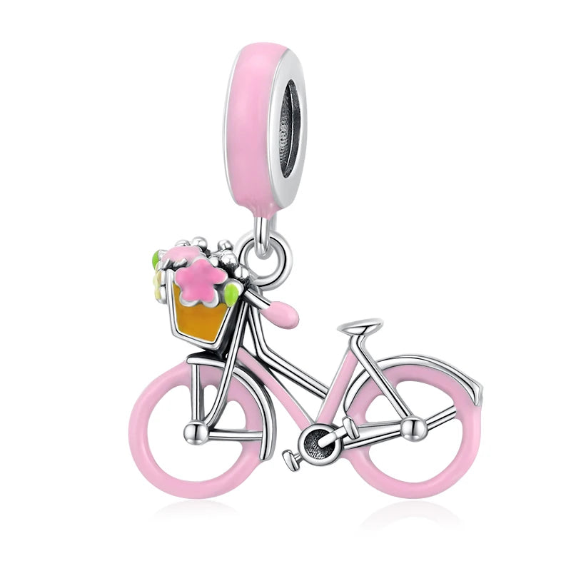 S925 "Lets go for a ride" Charms