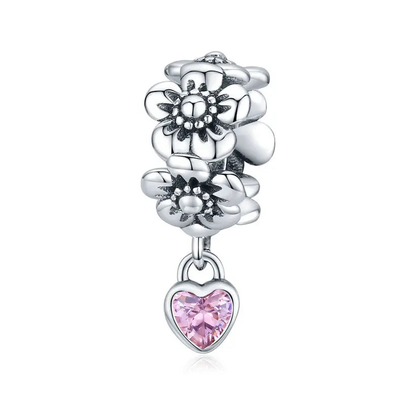 S925 Blossom Flower Charms