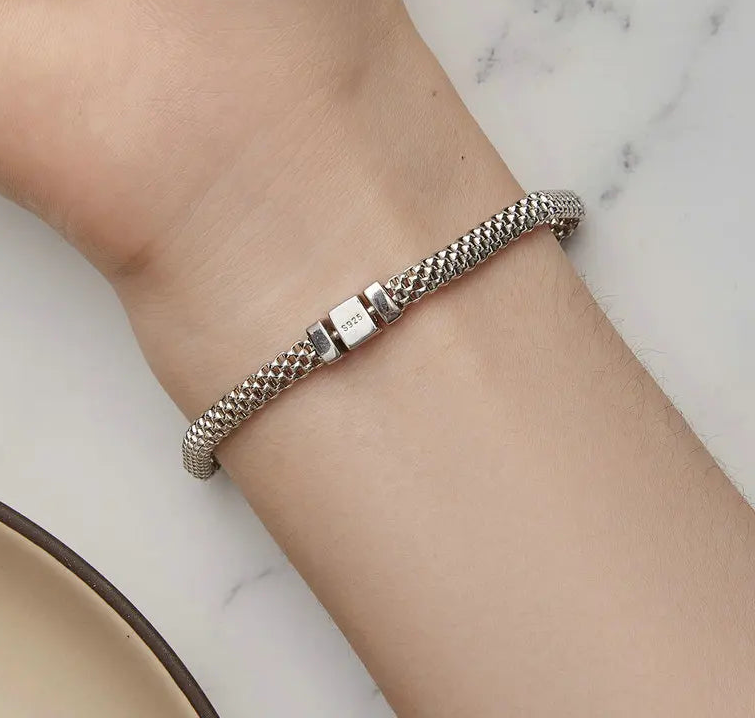 S925 Mesh Bracelet
