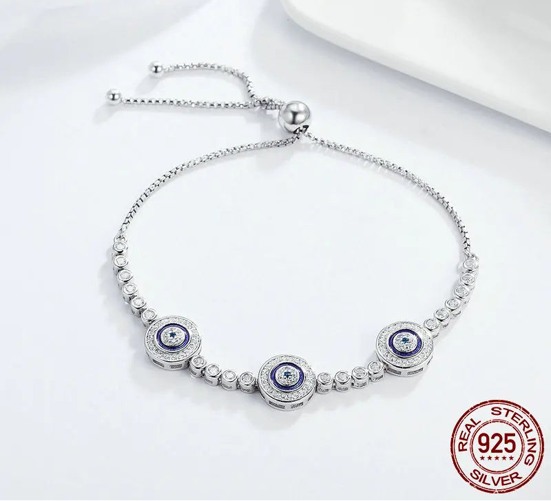 S925 Evil Eye Bracelet