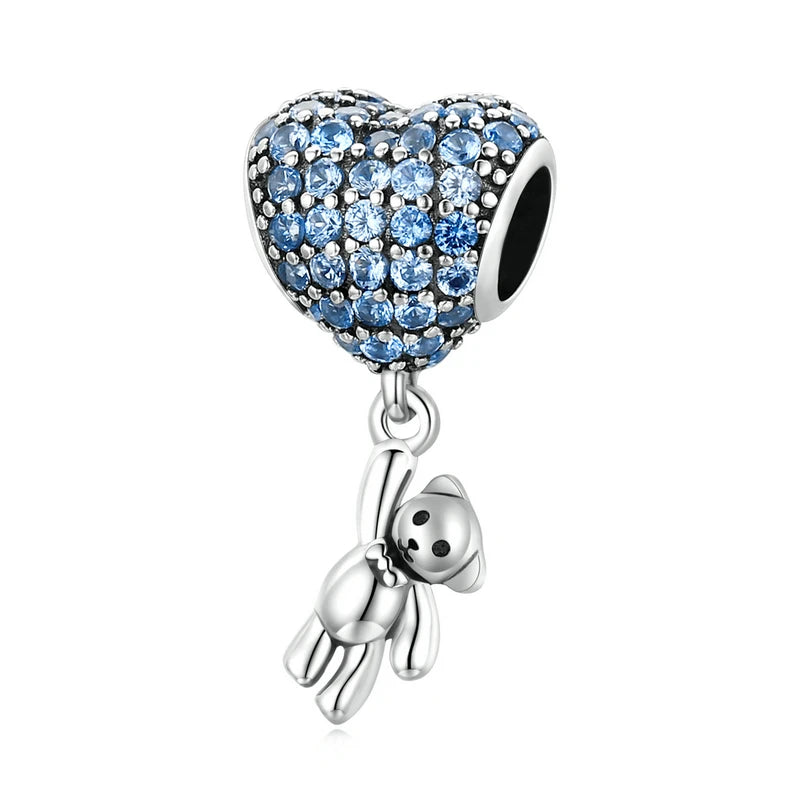 S925 Blue Lovers Charms