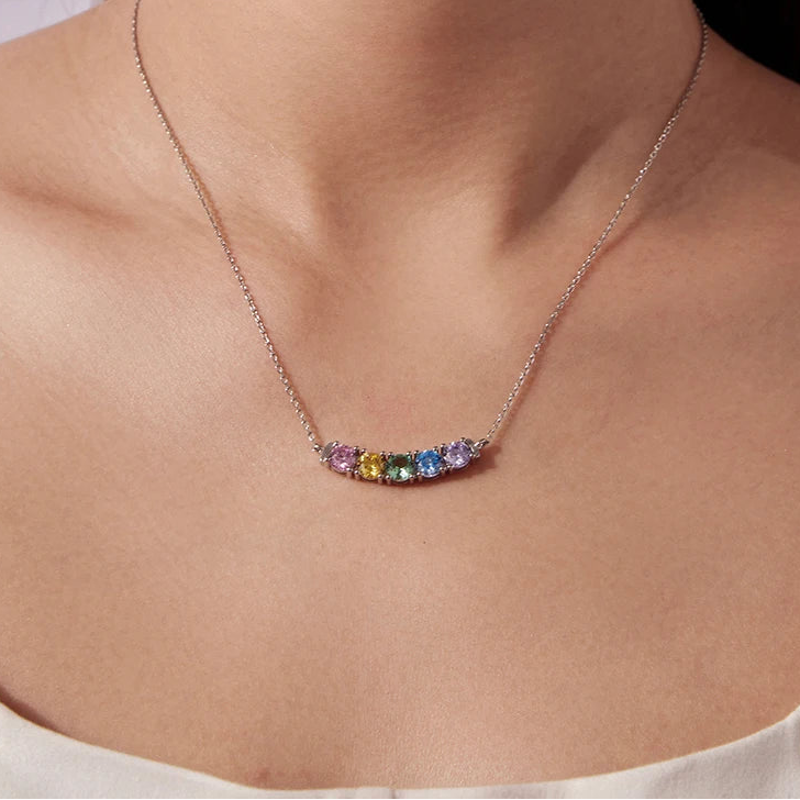 S925 Rainbow Necklace