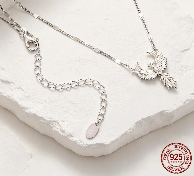 S925 Phoenix Rising Necklace