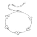 S925 Adjustable Hearts Bracelet