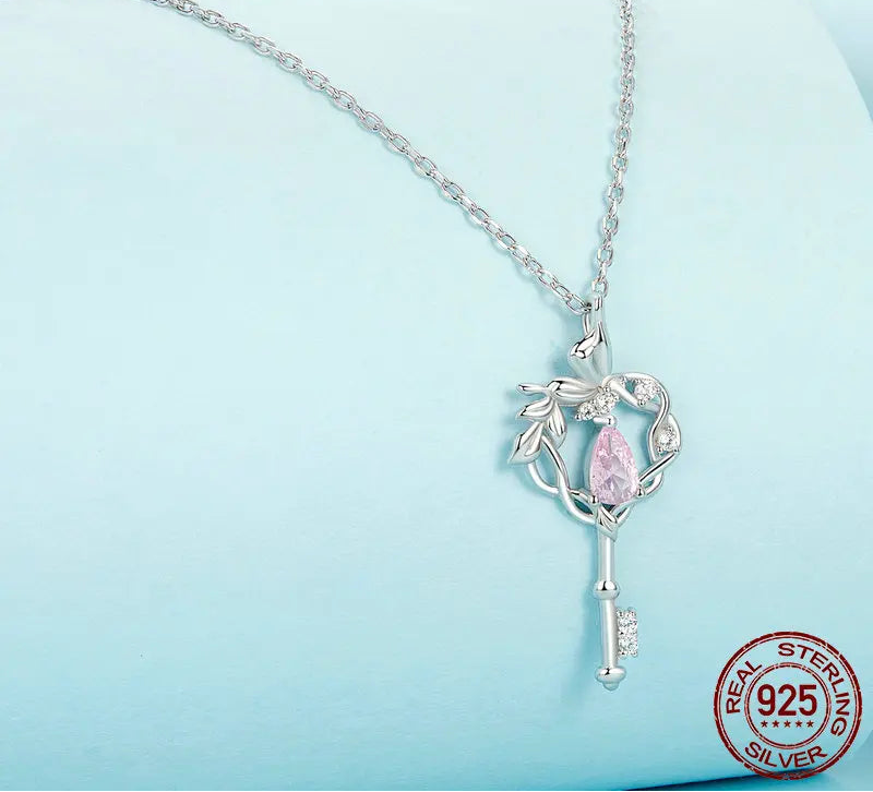 S925 Key To My Heart Necklace