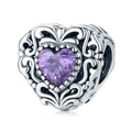 S925 Purple Lotus Charms