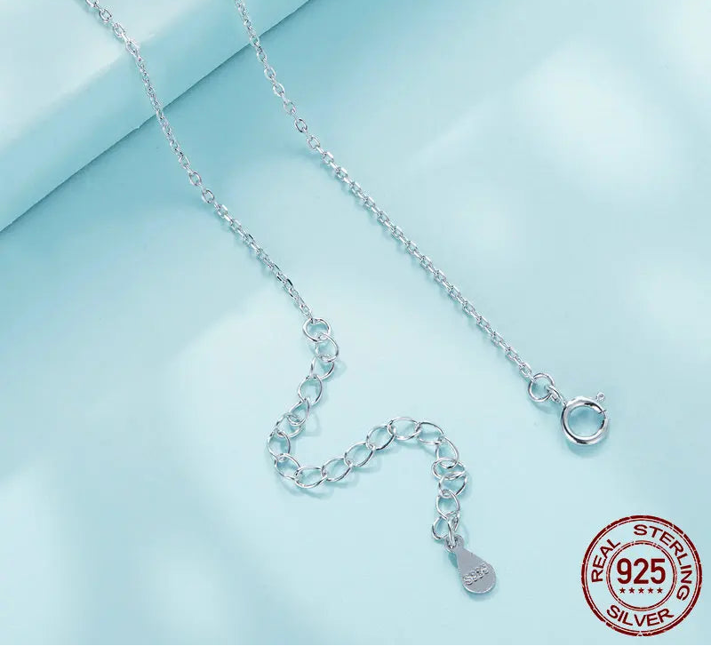 S925 Footprints In Your Heart Necklace