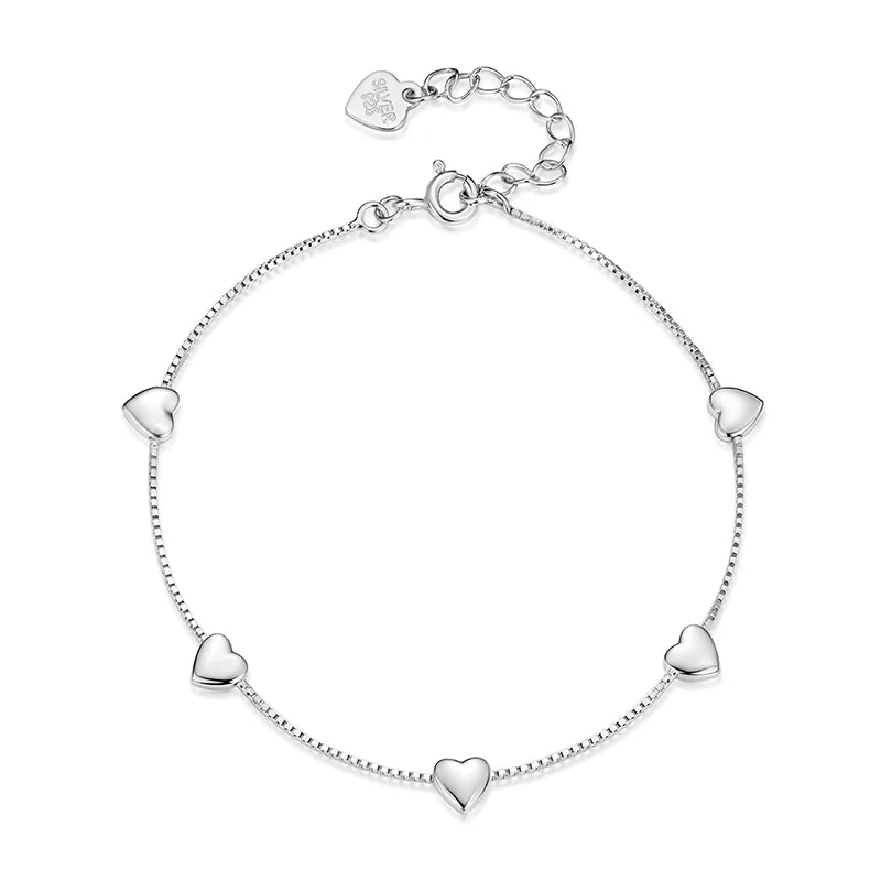 S925 Heart to Heart Bracelet