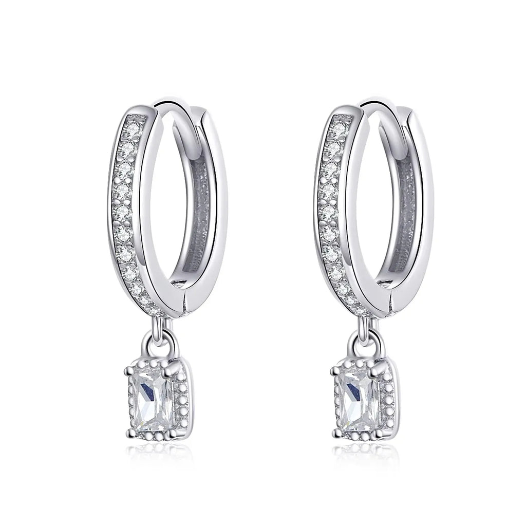 S925 Medium Pendant Drop Earrings