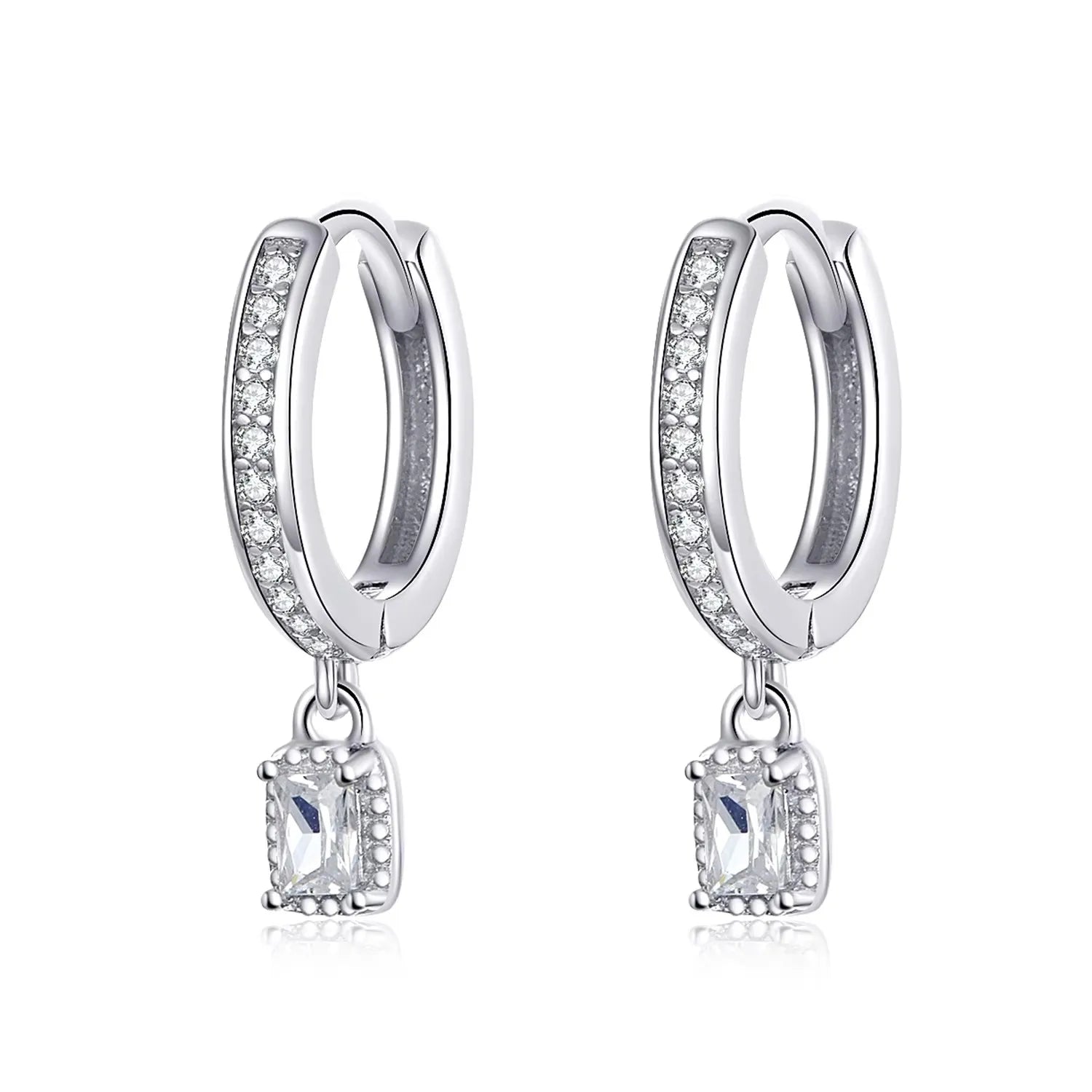 S925 Medium Pendant Drop Earrings
