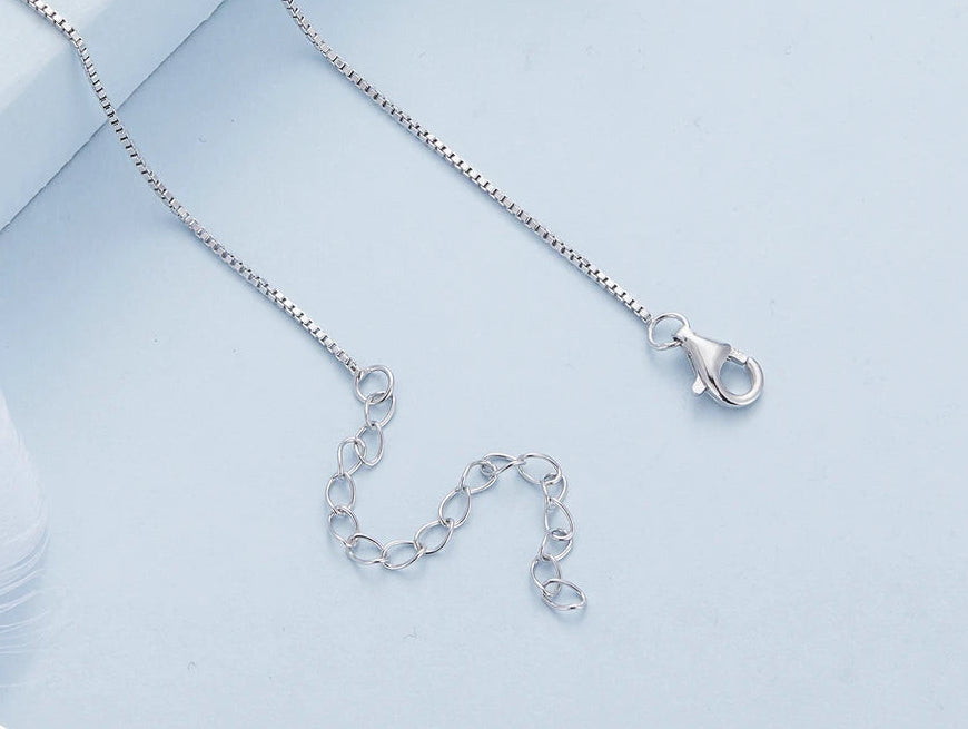 S925 Green Heart Snake Necklace