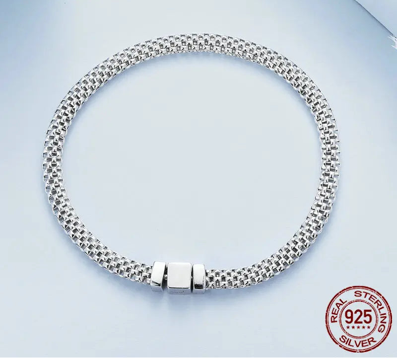 S925 Mesh Bracelet