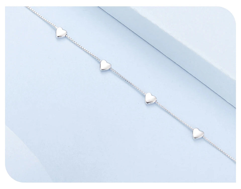 S925 Heart to Heart Bracelet