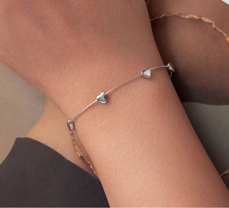S925 Heart to Heart Bracelet