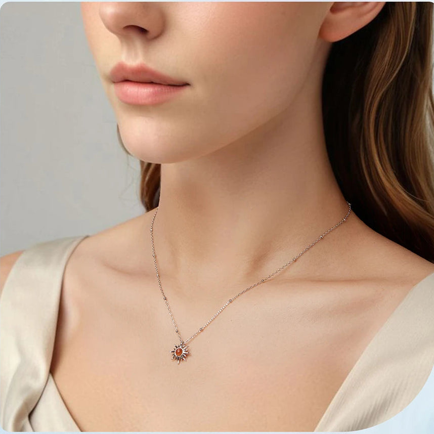 S925 Sun Of Compassion Necklace