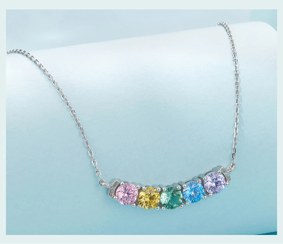 S925 Rainbow Necklace