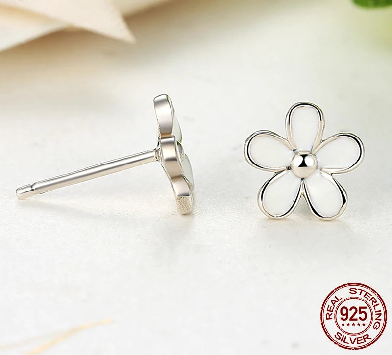 S925 Darling Daisies Stud Earrings