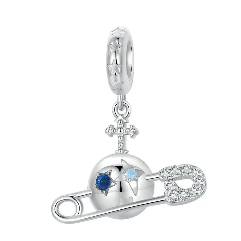 S925 Blue Lovers Charms