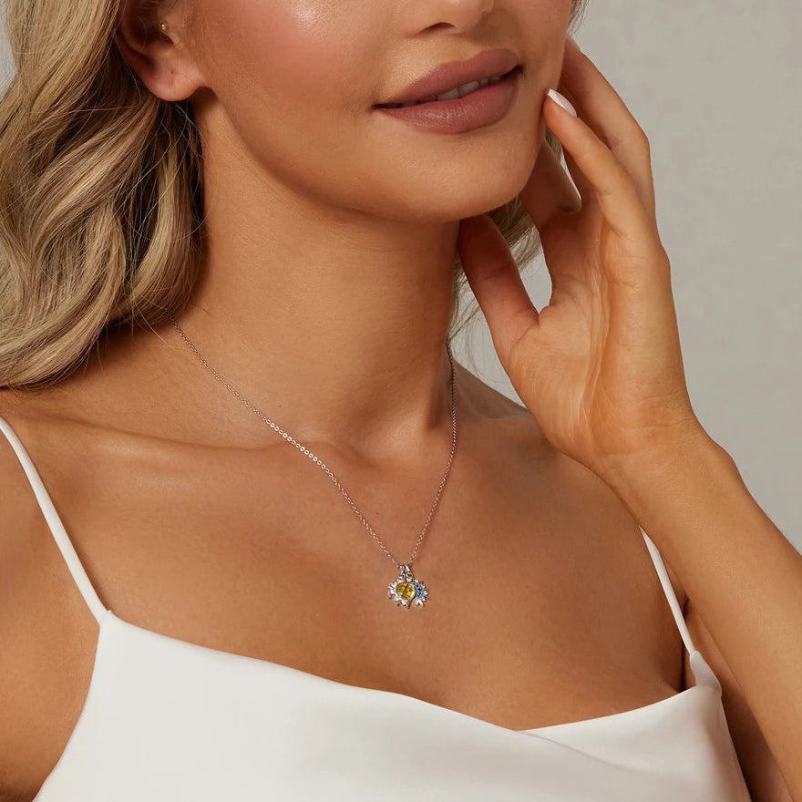 S925 Moon Sun Necklace