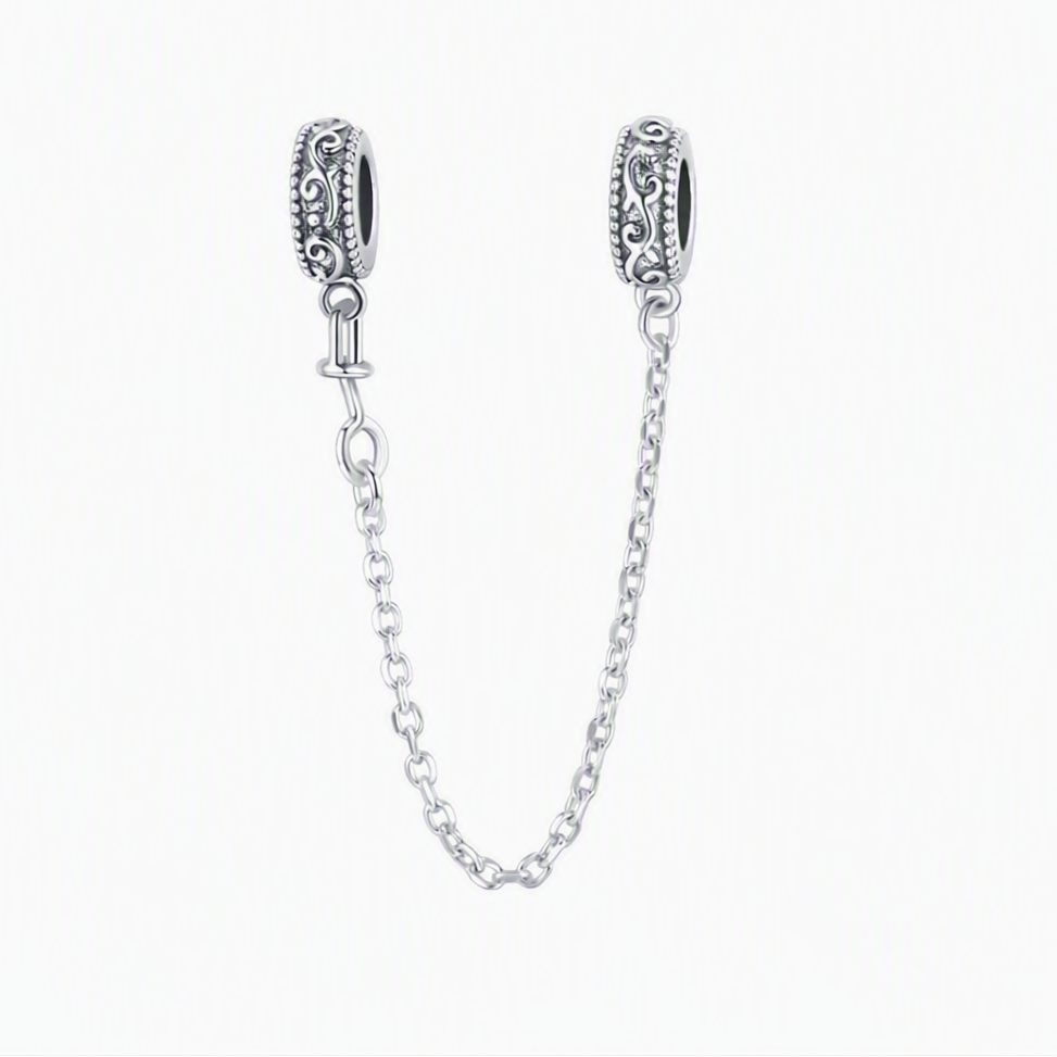 S925 Vine Safety Chain Charm