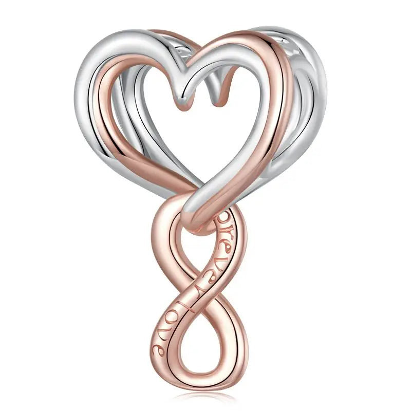 S925 The Rose Gold Effect Charms