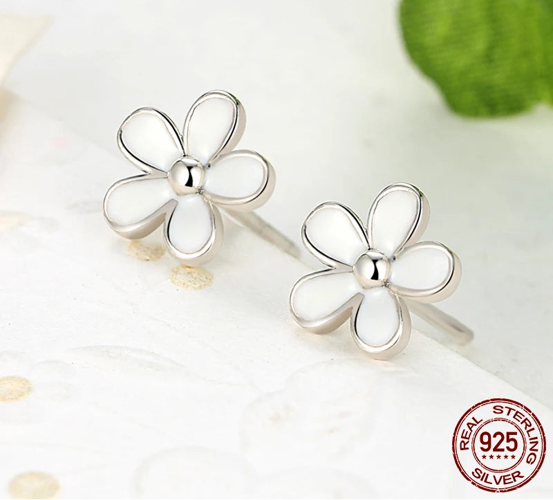 S925 Darling Daisies Stud Earrings