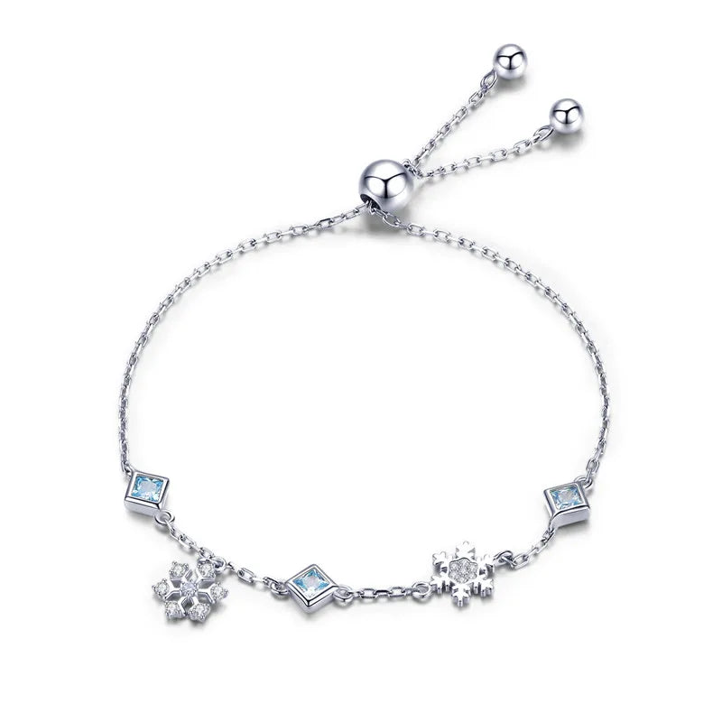 S925 Snowflakes Bracelet