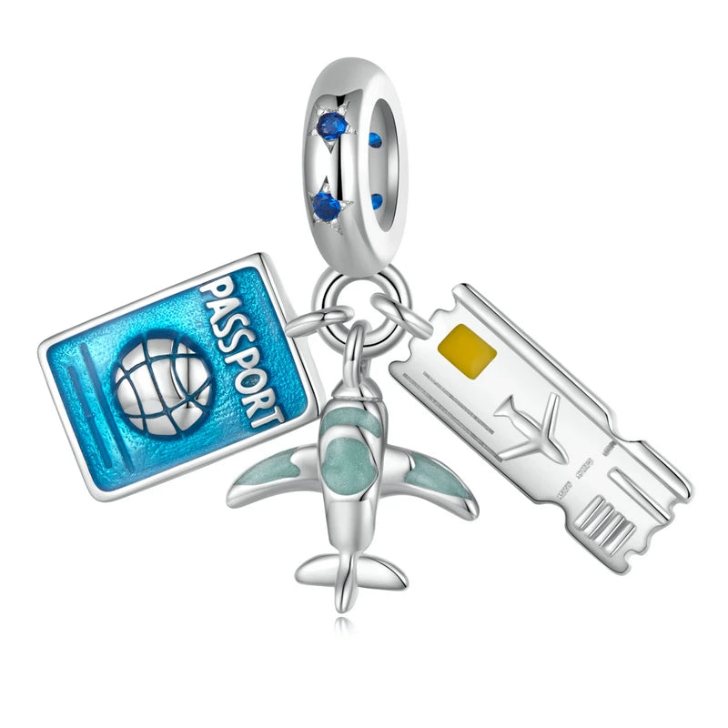 S925 Blue Lovers Charms