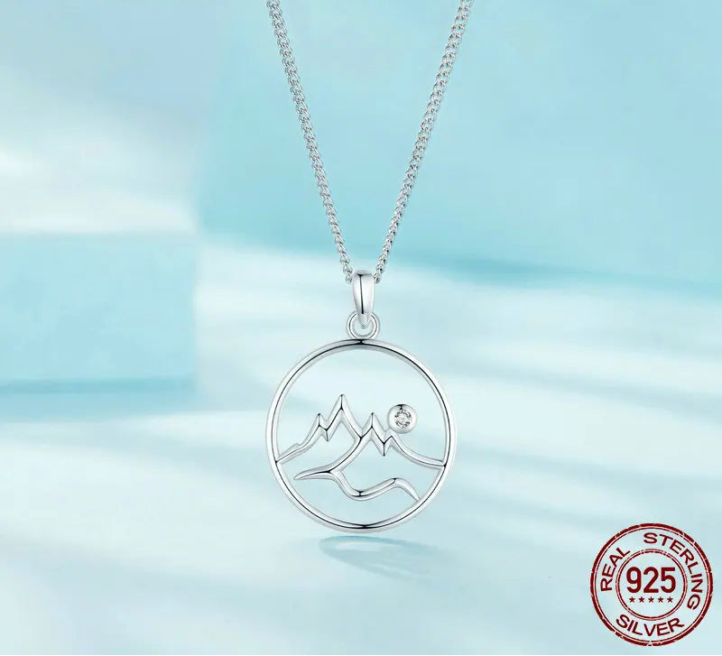 S925 Mountain Explorer Necklace