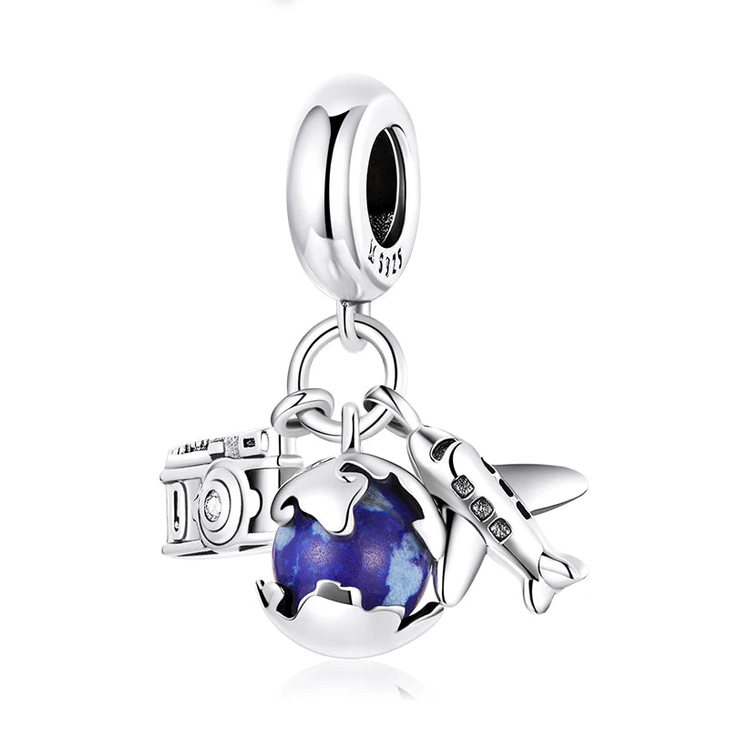 S925 Blue Lovers Charms