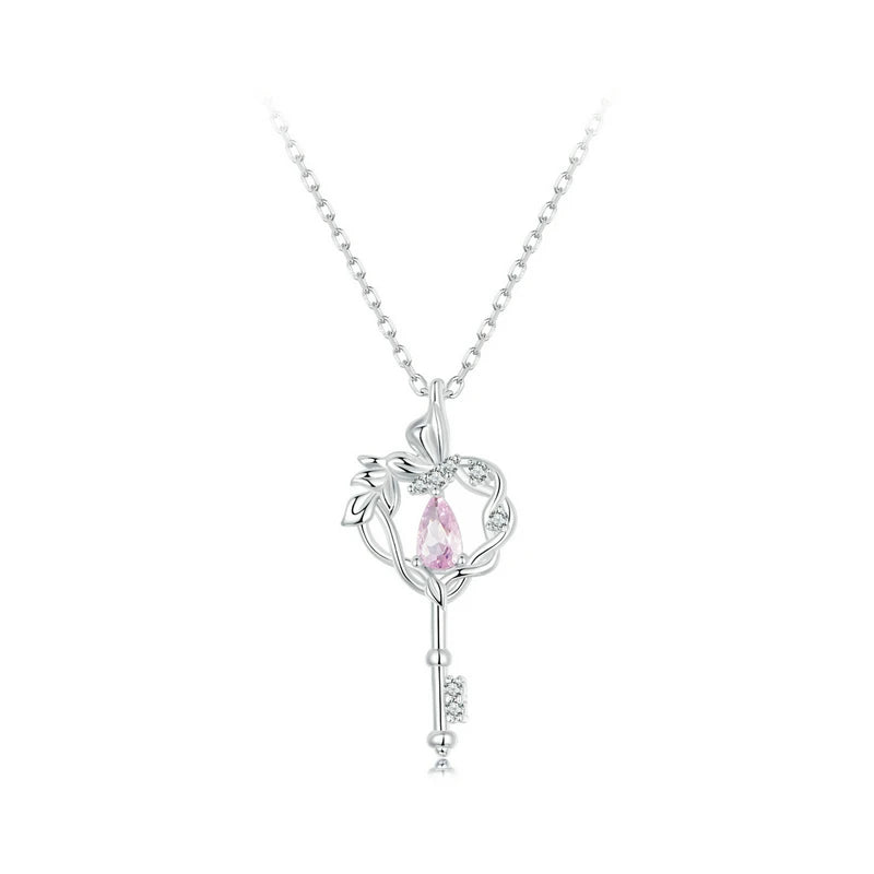 S925 Key To My Heart Necklace