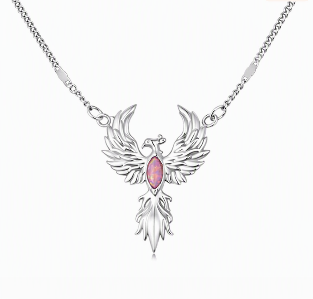 S925 Phoenix Rising Necklace