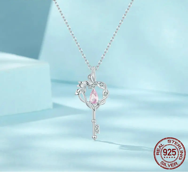 S925 Key To My Heart Necklace