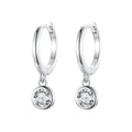 S925 Huggie Hoop Drop Earrings