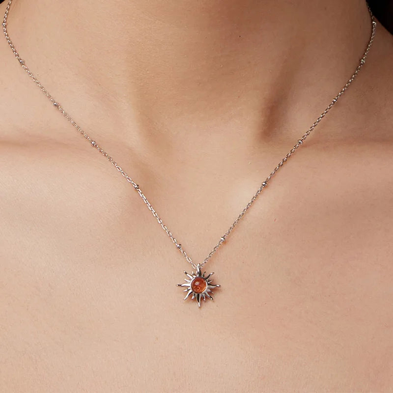 S925 Sun Of Compassion Necklace