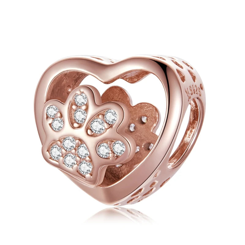 S925 The Rose Gold Effect Charms