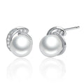 S925 Pearl Stud Earrings